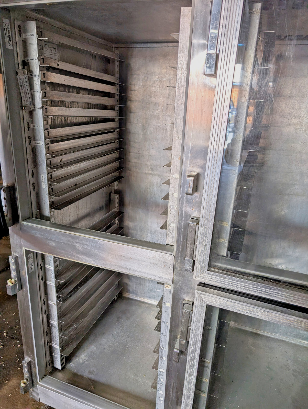 Victory RA-2D-S1 Ultraspec Two Section Reach-In Refrigerator, Glass Half Doors