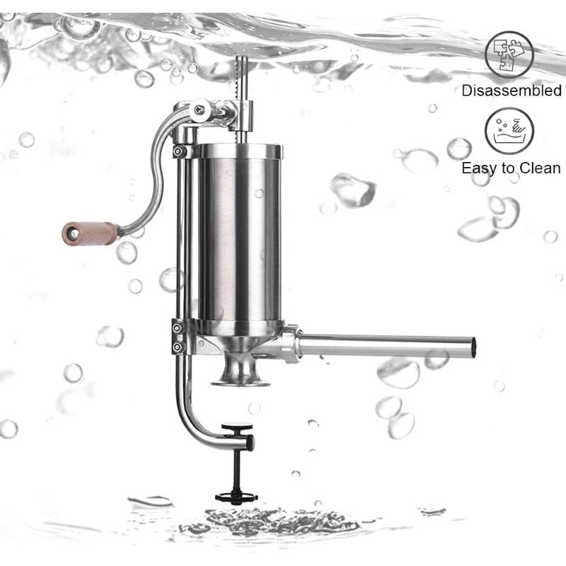 Stainless Steel Homemade Sausage Maker Vertical Meat Filling Kitchen Machine