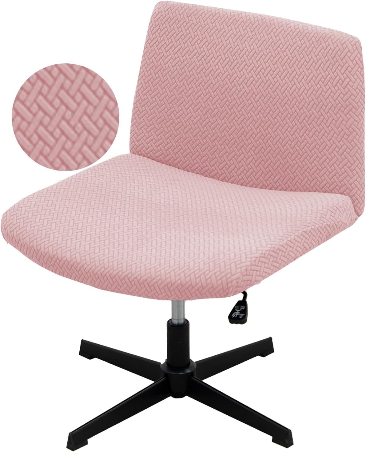 Vanity Chair Cover Criss Cross Chair Cover Waterproof and Elastic Armless Chair