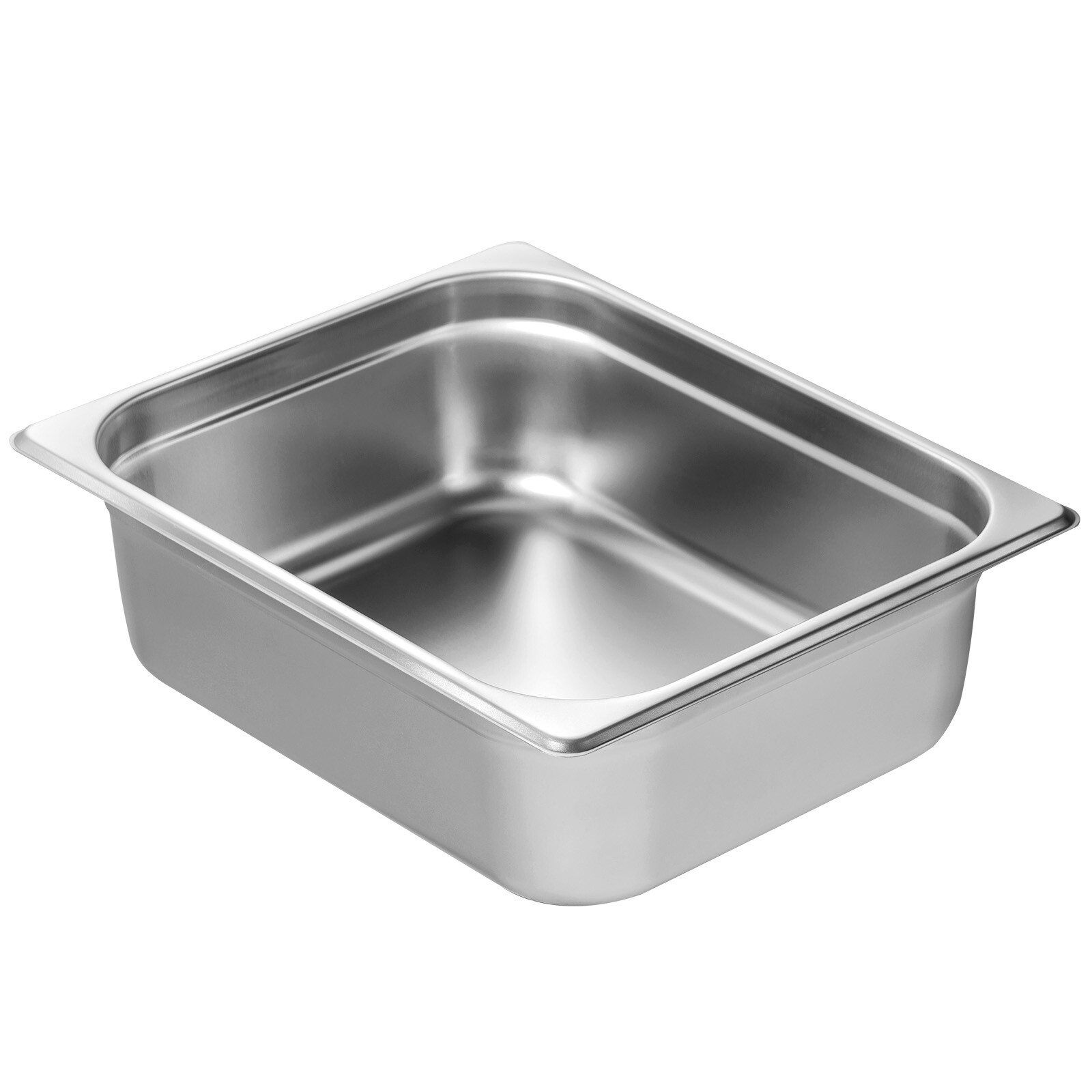 VEVOR 8 Pack 1/2 Size Hotel Pans Steam Table Pan Stainless Steel 4″ Deep Lid