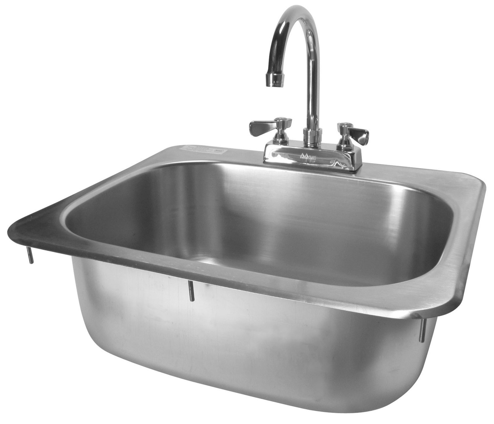 ACE Stainless Steel 20 x 17 Drop-In Hand Sink with Faucet ETL approved HS-2017IG