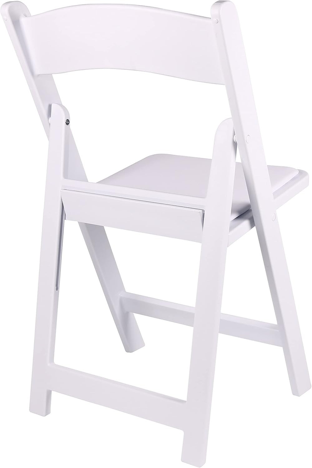 Lightweight Resin Folding Chairs with Padded Seat for Events & Dining