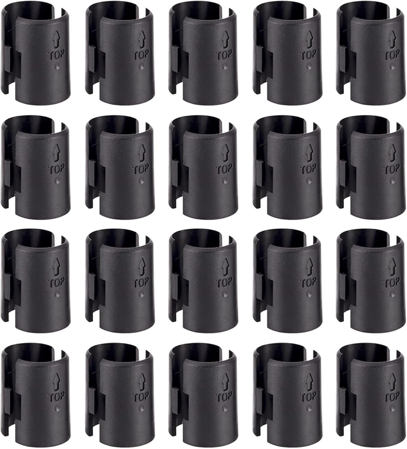 Wire Shelf Clips,40-Packs Shelving Lock Clips for 1″ Post-…