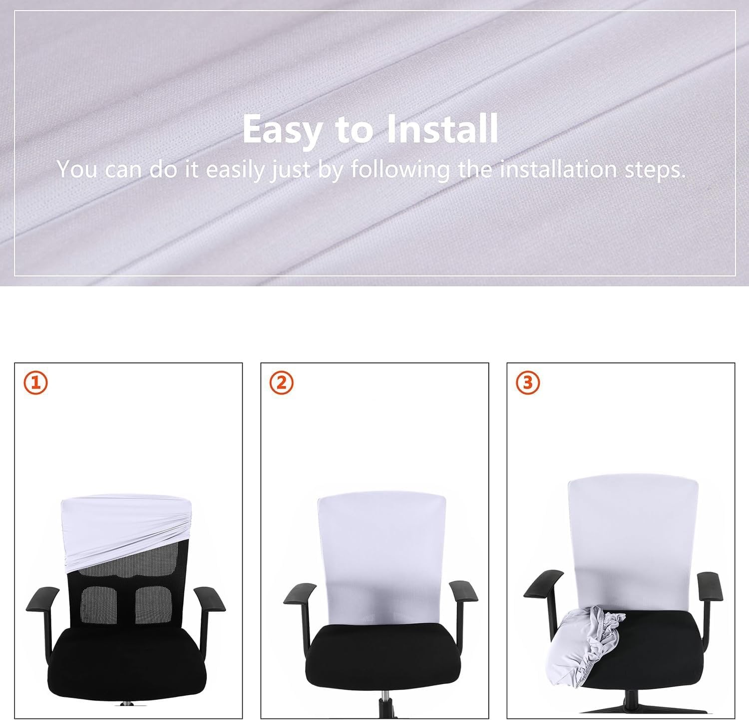 Chair Protector Office Chair Armless Computer Chairs Cover Dining Computer Chair