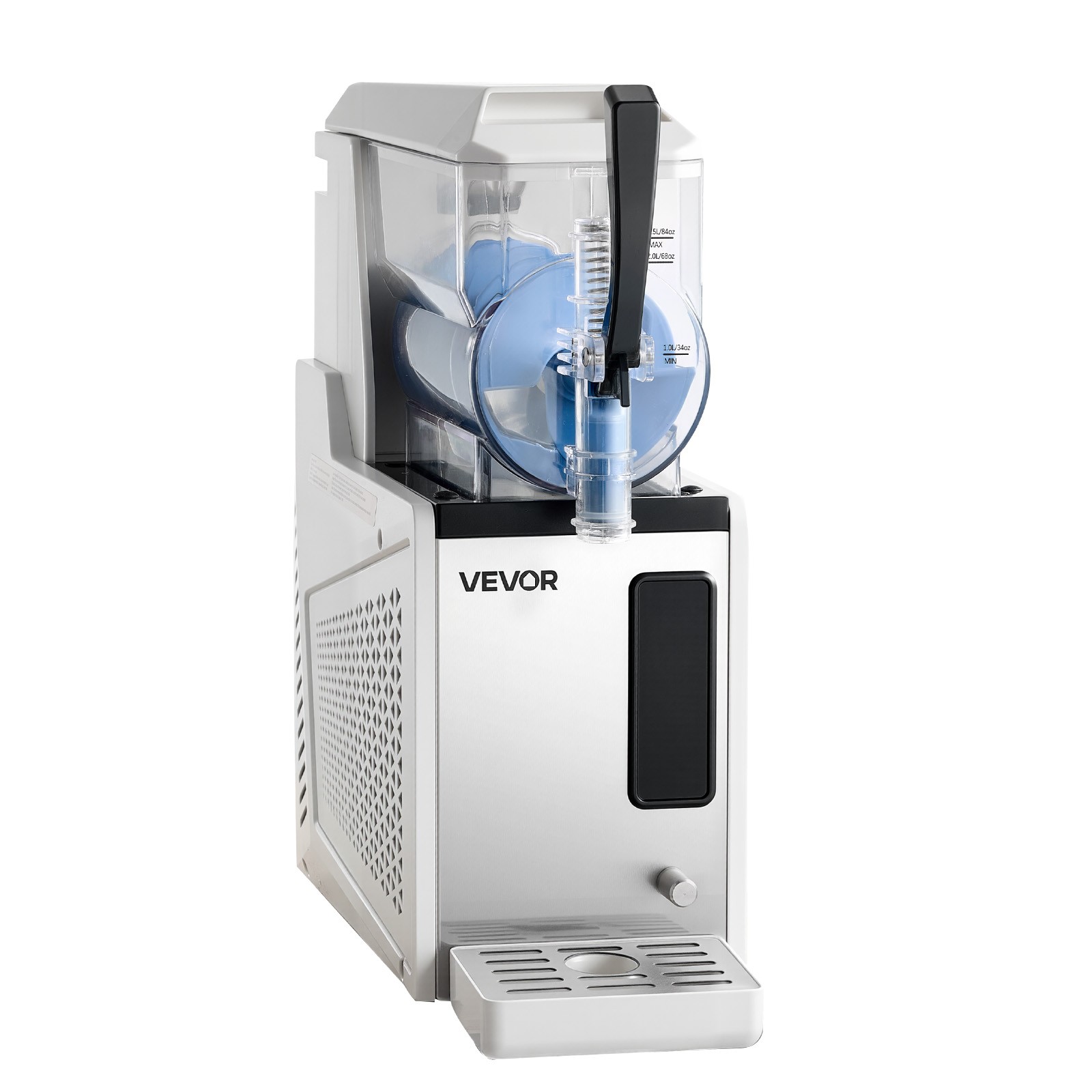 VEVOR Slushie Machine 3/4/6L No Ice Needed Frozen Drink Maker Single/Dual Tank