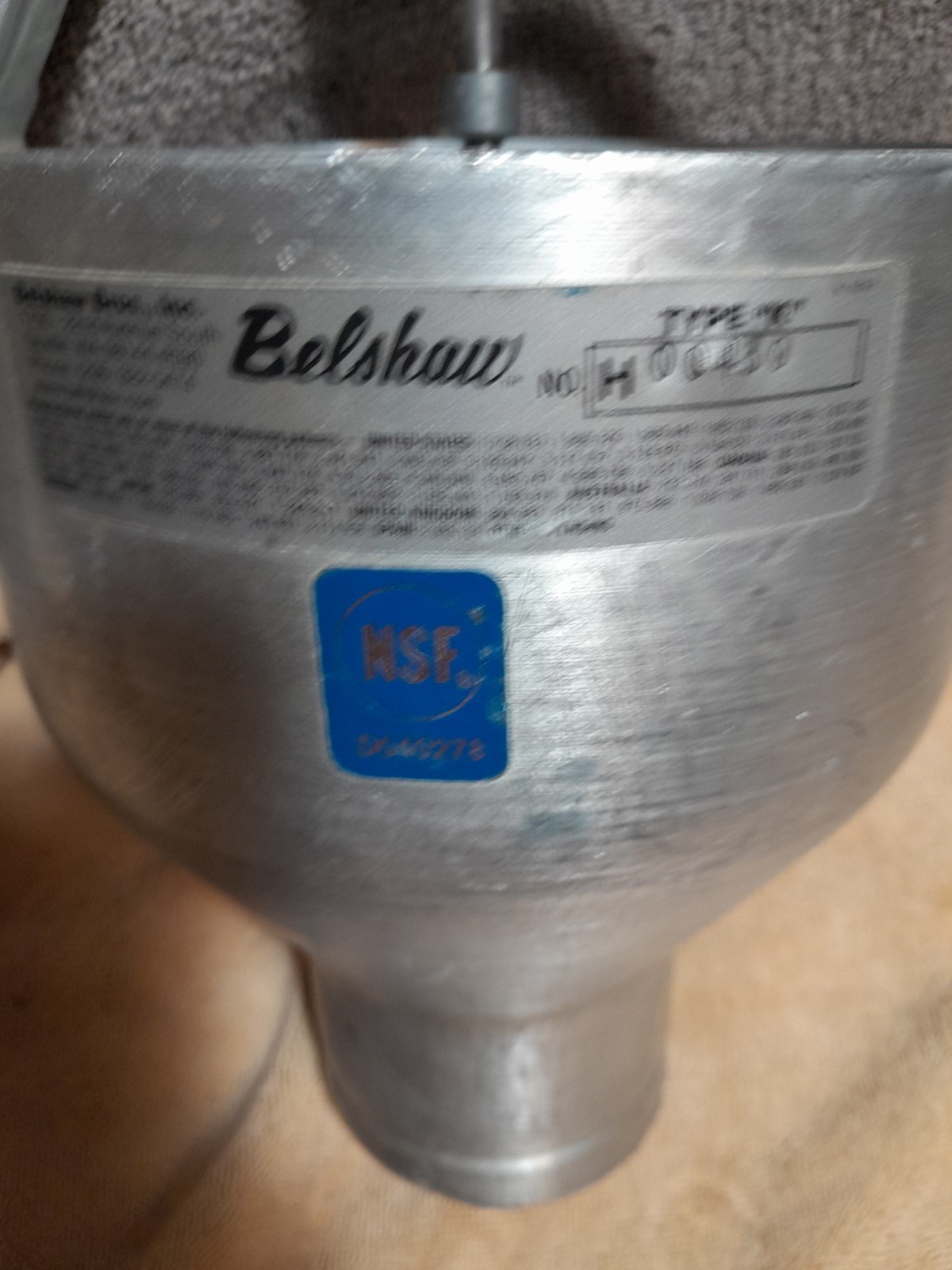 Vintage Belshaw Type K Commercial Manual Donut, Pancake Dispenser NSF Aluminum
