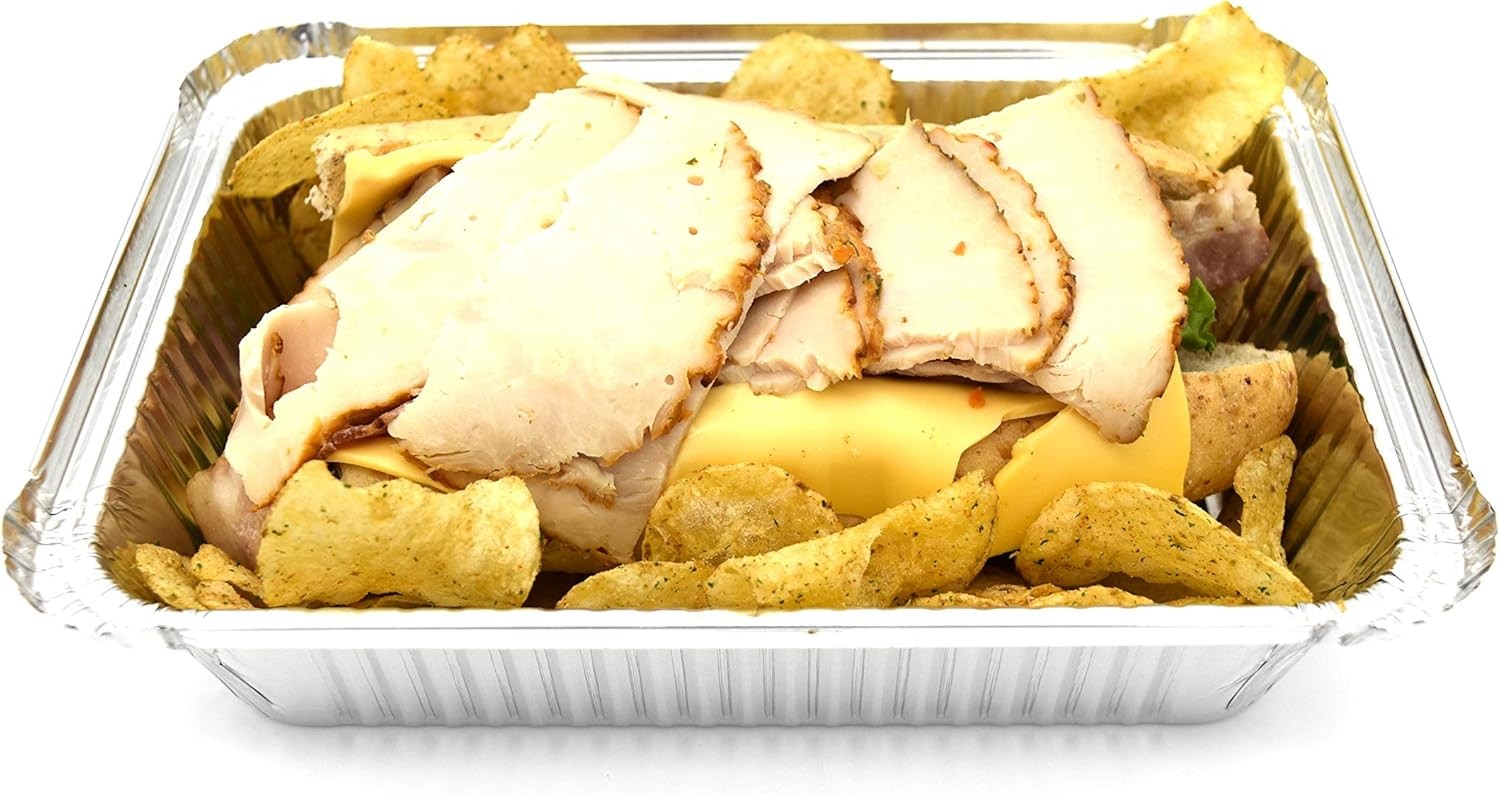 (120 Pack) Premium 2.5-LB 8.6" x 6" x 2" – (2.5-LB), Silver