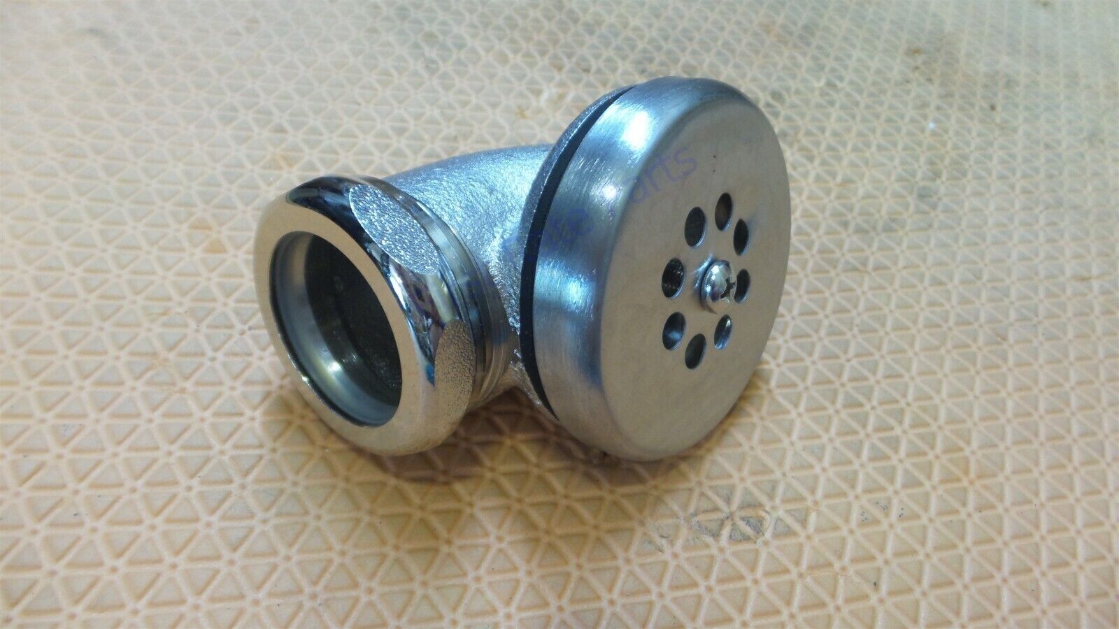 T&S Brass 011356-45 Overflow Head Chrome Plated Brass Body Waste Drain Valve NEW