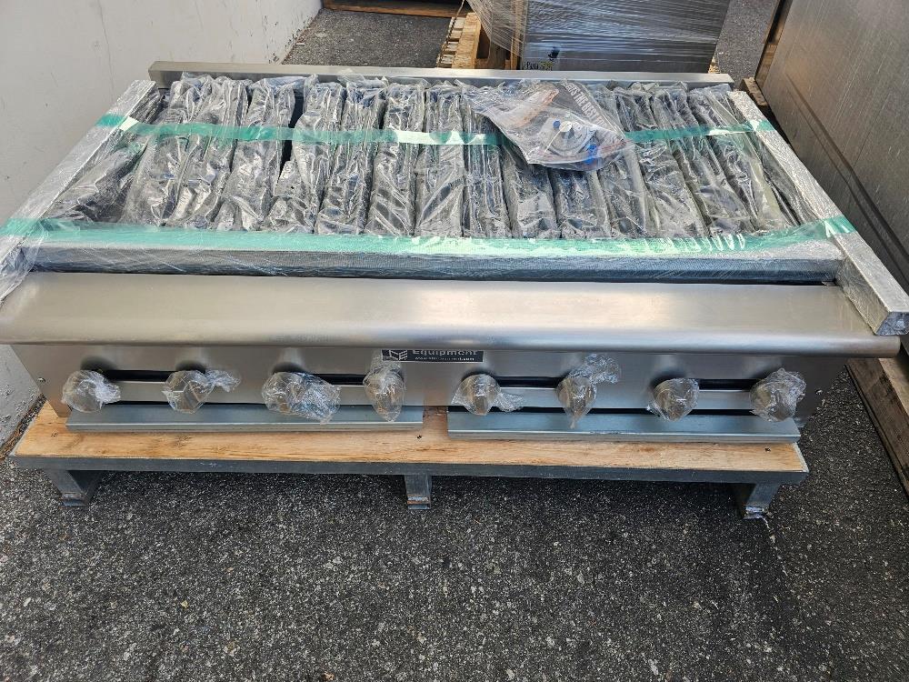 GSW AEBR-48 48″ Charbroiler Nat Gas Countertop 8 Burners Heavy Duty New