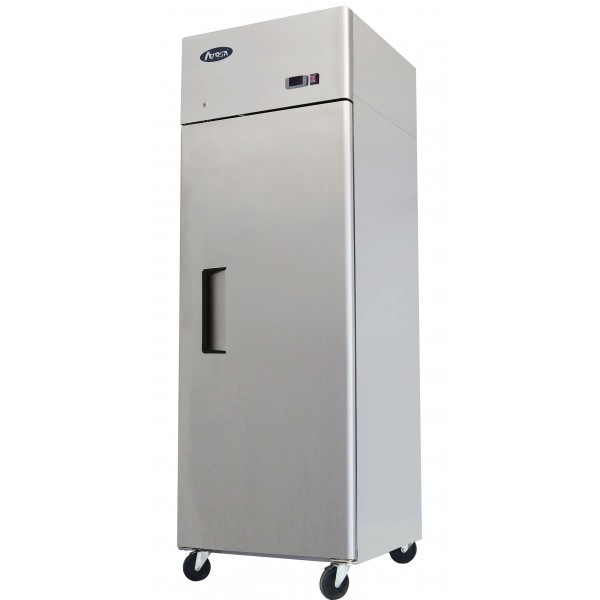 NEW 1 Door Refrigerator Cooler Solid Stainless Steel NSF Atosa MBF8004GR #2210