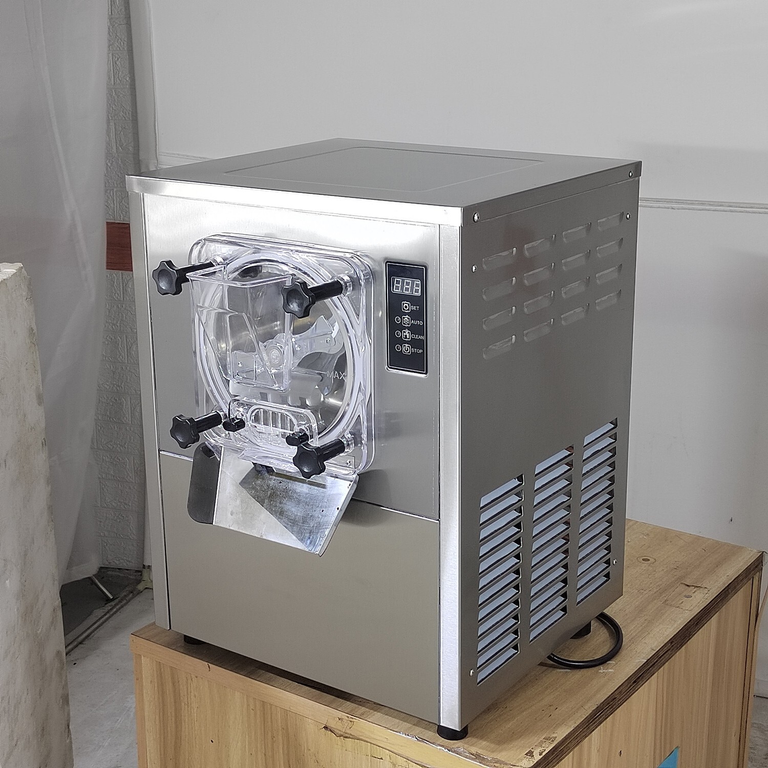 Kolice Commercial Hard Ice Cream Maker Italian Water Ice Machine
