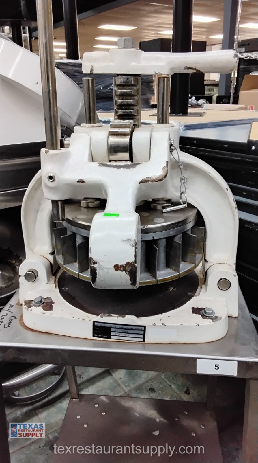 ER 1/36 Dough Divider with Stand (pan not included)