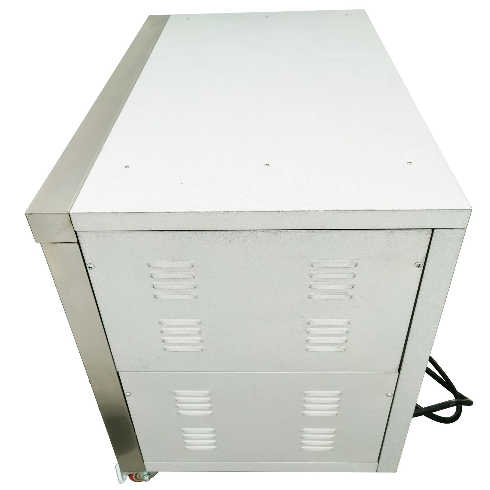 220V 2-layer 23.2″ Commercial Pizza Oven 8.7HP 68℉-572℉ 0-99min Timer