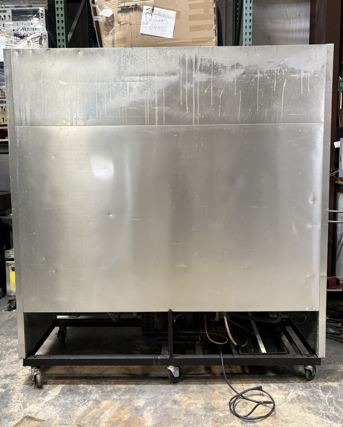 True T-72 HC Reach-In Solid Swing Door Stainless Steel Refrigerator w/ castors