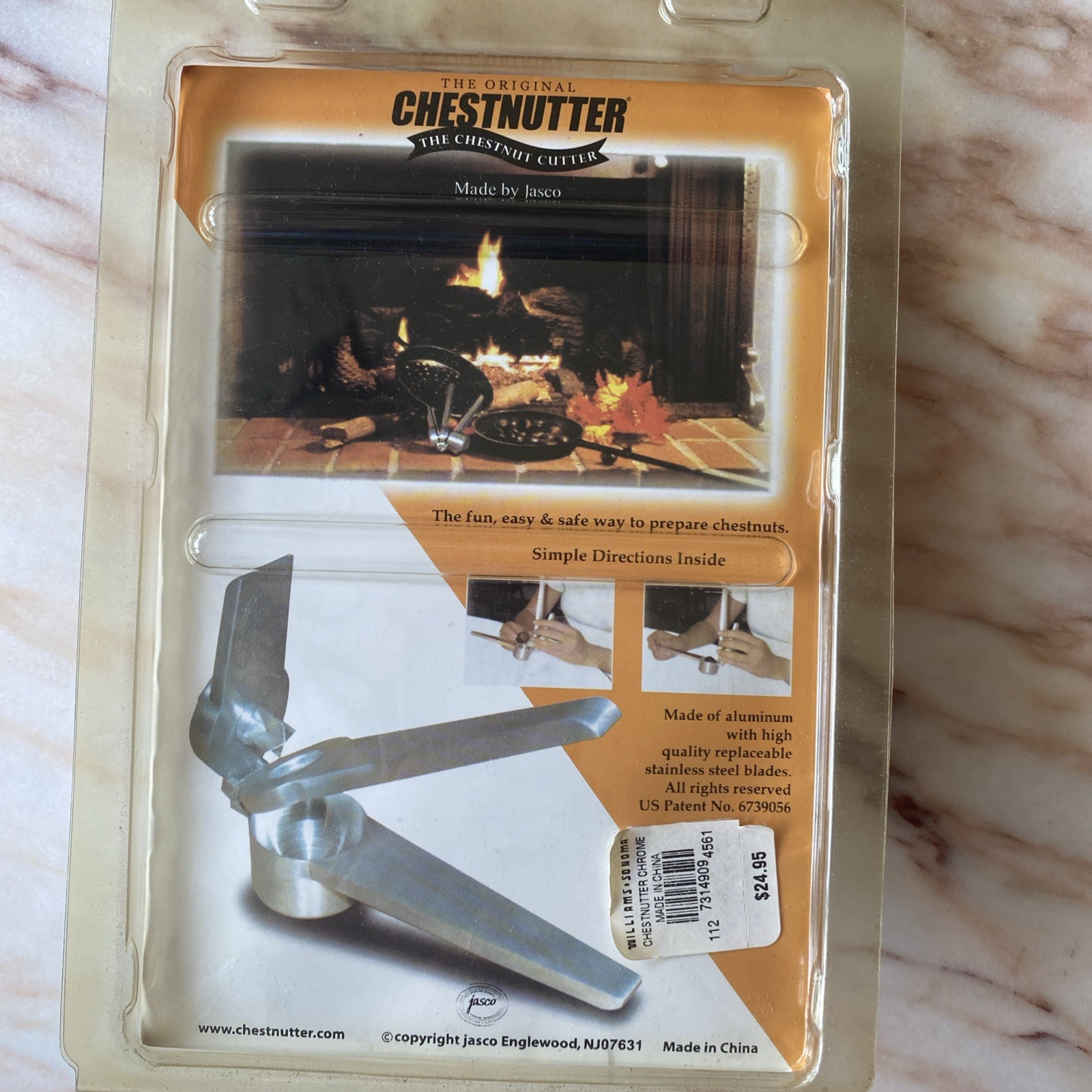 The Original Chestnutter, Williams Sonoma, Chestnut Cutter Vintage In Blister
