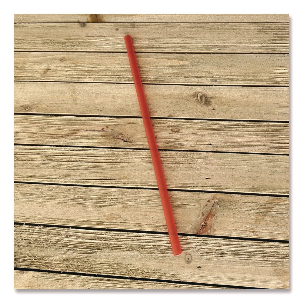 Boardwalk JSTUW775RED 7.75″ Polypropylene Jumbo Straws – Red (2500/Carton) New