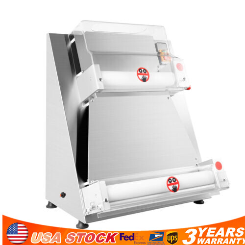 4″-16″ Electric Pizza Dough Press Machine Commercial Pizza Pastry Sheeter Press