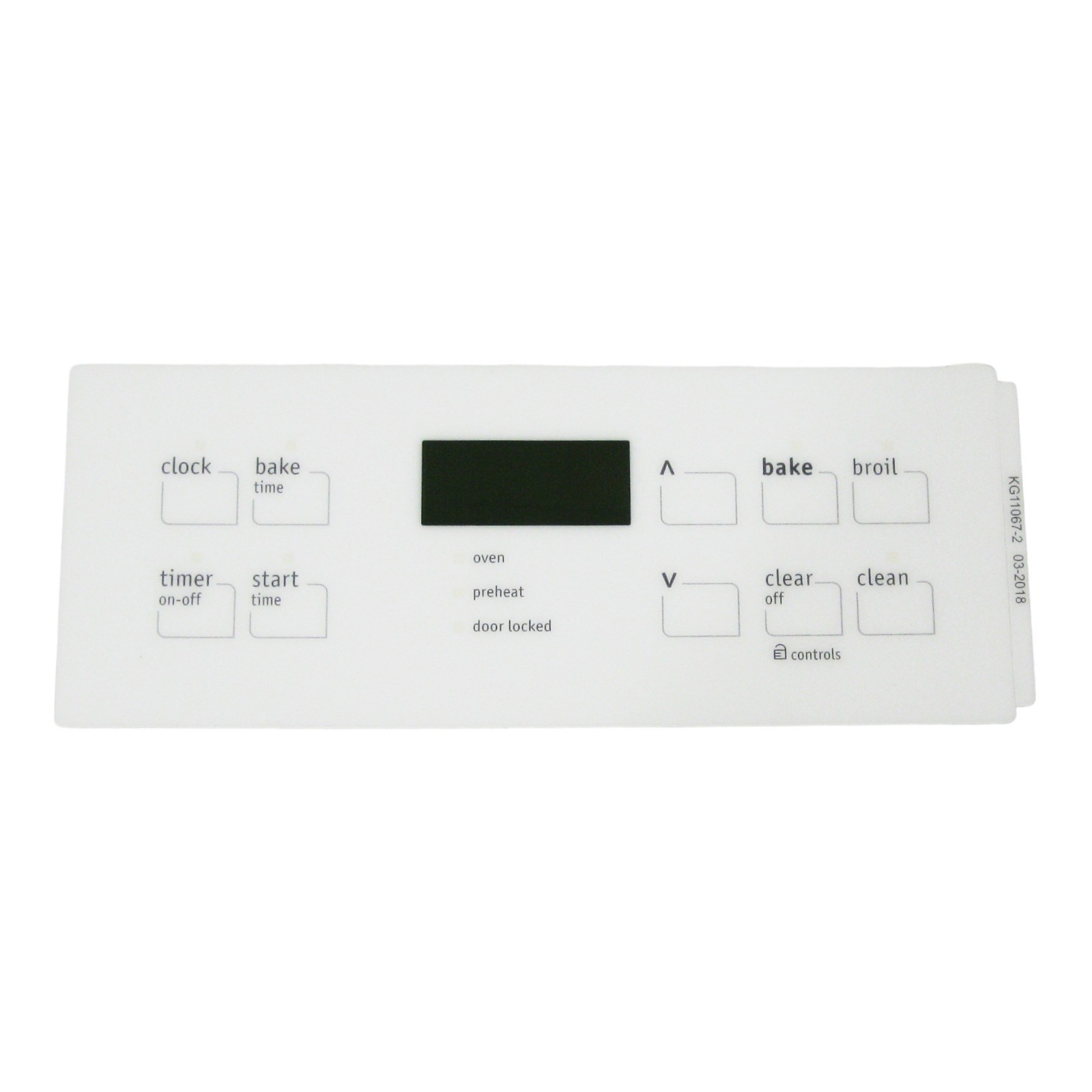 CMP Oven Clock Overlay Pad 316419137 for Electrolux Frigidaire ERC Range Control