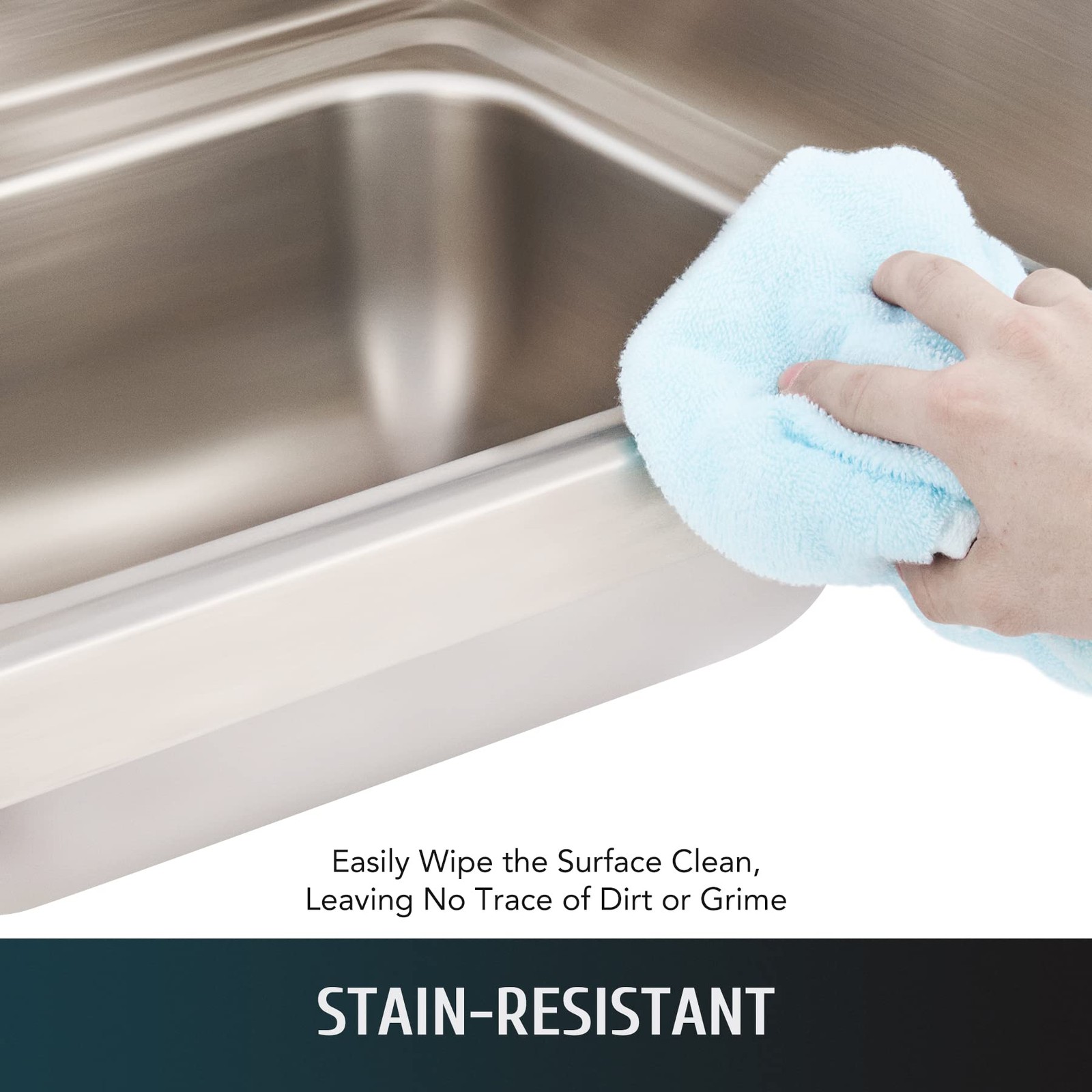 Commercial Hand Sink – NSF Stainless Steel Utility Sink with Gooseneck Faucet