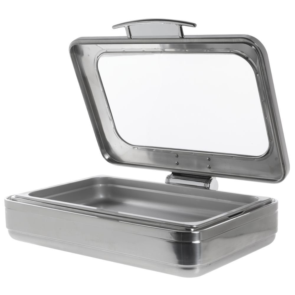 HUBERT Chafer 8 4/5 Qt Modern Style Full Size Stainless Steel – 22 4/5″L x 18