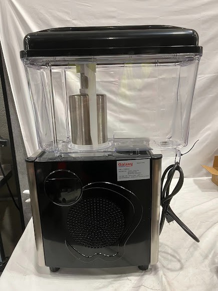 Galaxy Single 3 Gallon Bowl Refrigerated Beverage Dispenser – 120V