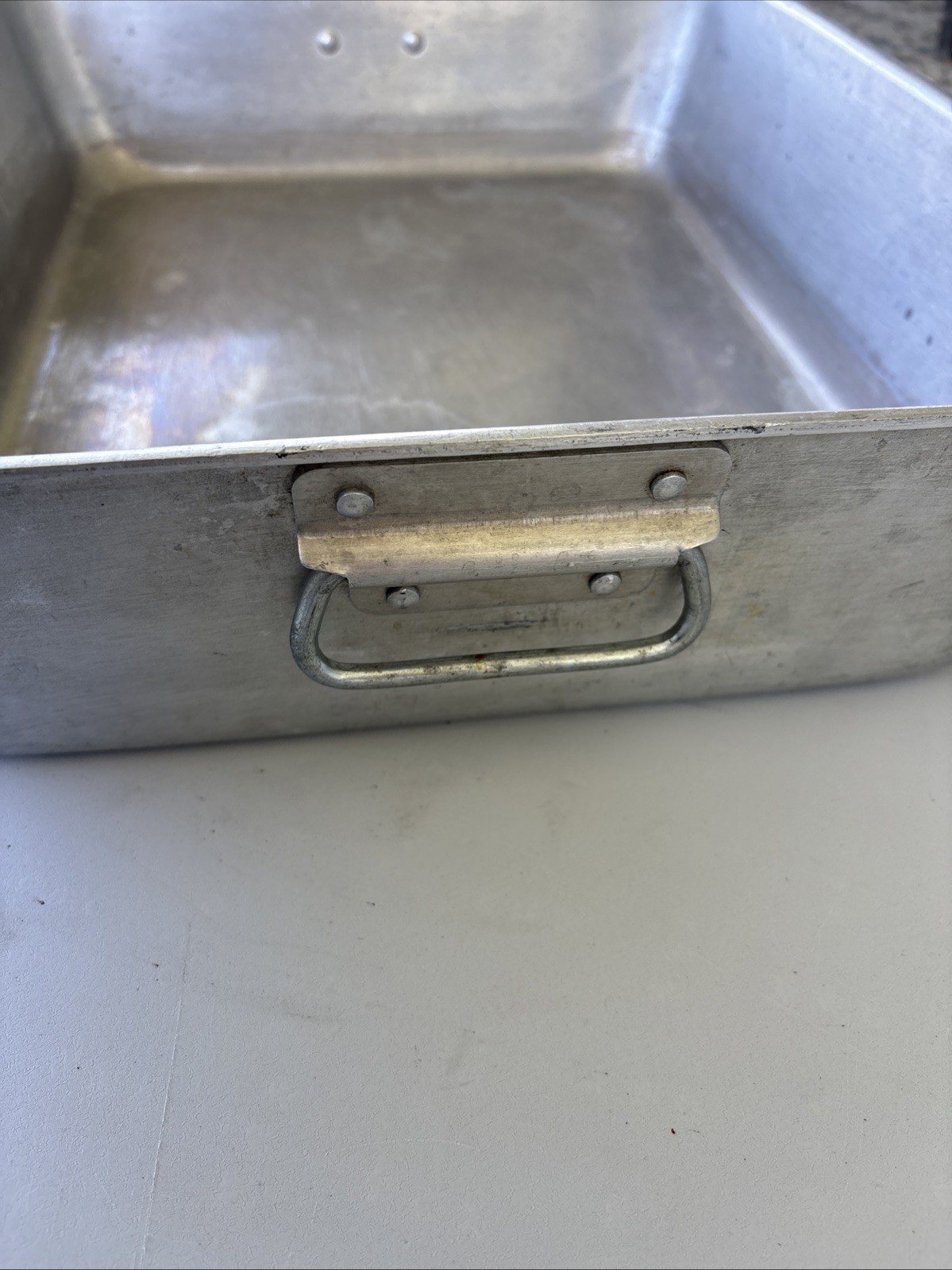 Vintage National Testing Commercial Aluminum Cookware Roasting Pan Stock 1620