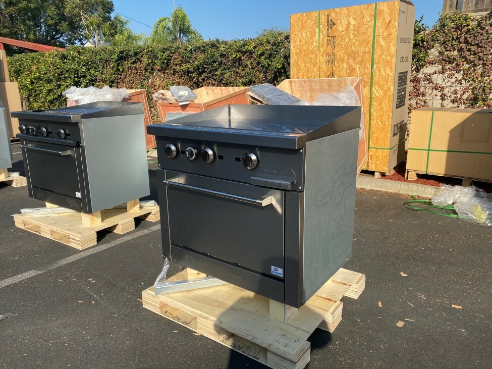 NEW 36″ Griddle Top Oven Range Stove Commercial Kitchen Restaurant NSF