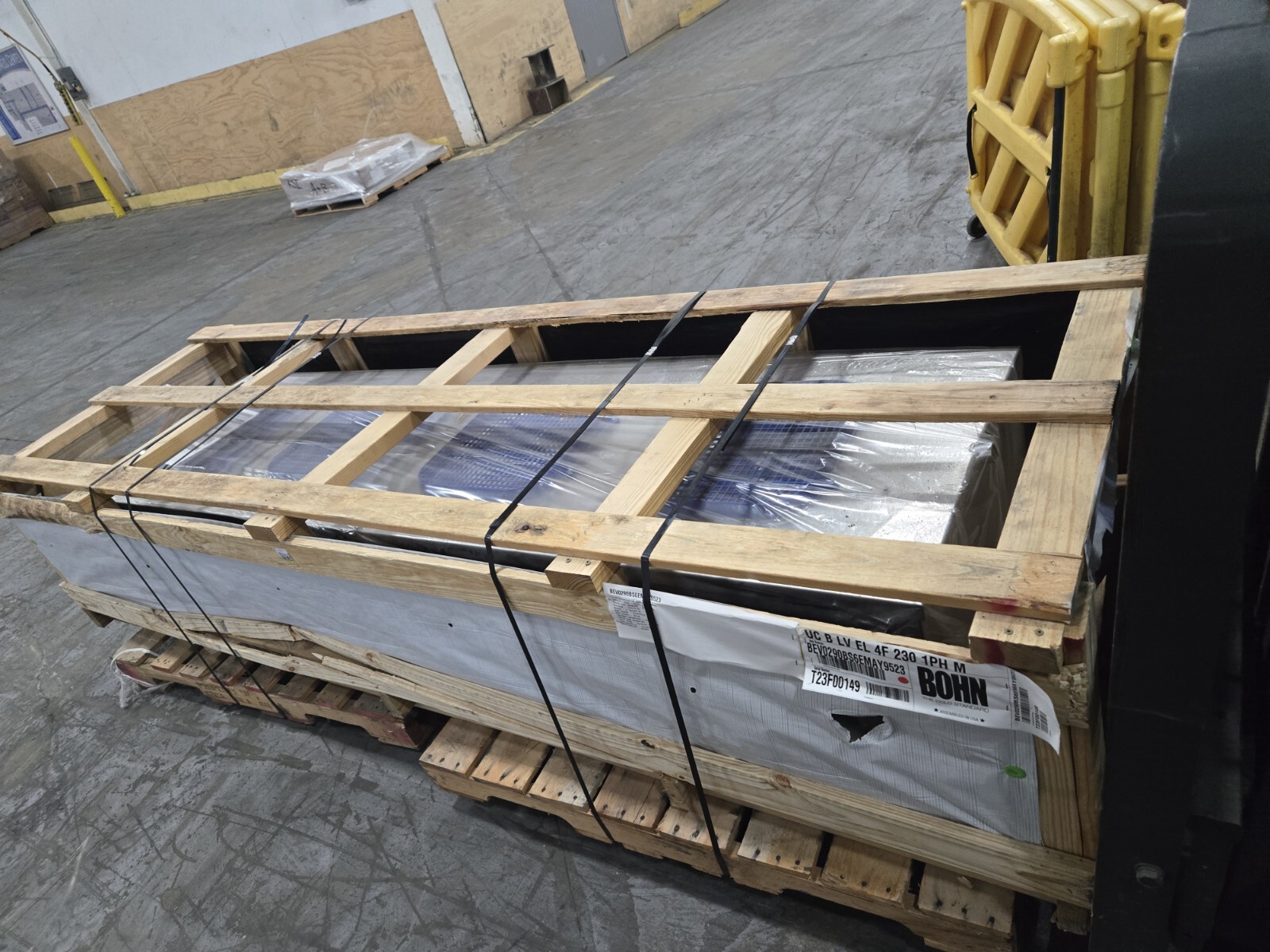 NEW Bohn BEV0290BS6EM 29,000 BTU Walk-In Cooler 4-Fan Low Velocity Evaporator