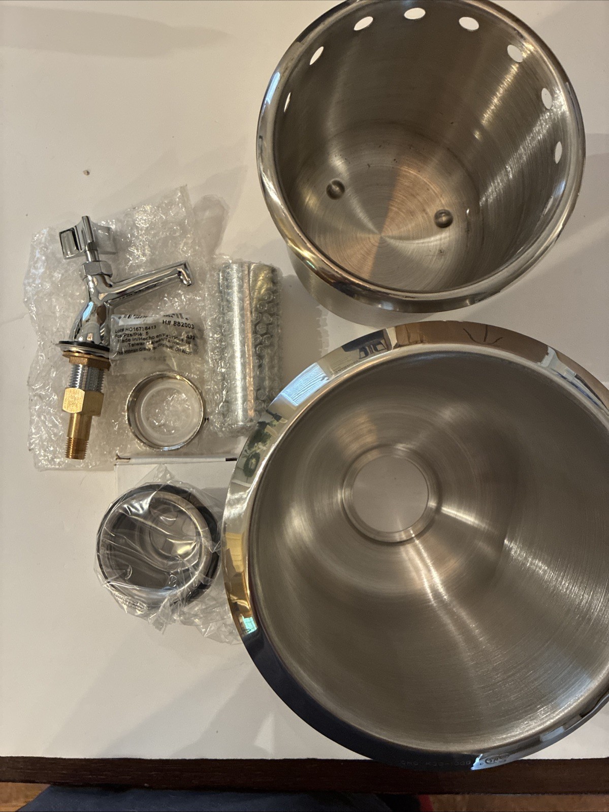 Encore (CHG) K30-1010 Stainless Steel Dipper Well Assembly Complete with Faucet