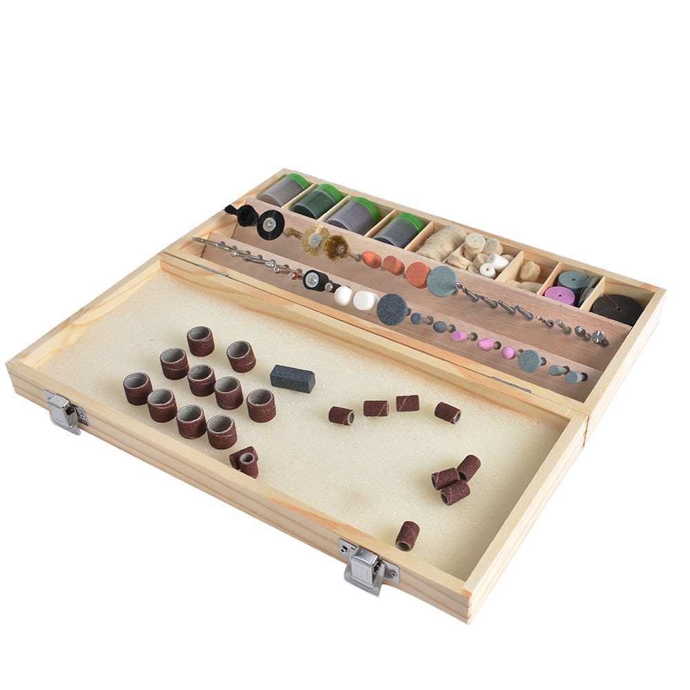 228 Pack Grinding Sanding Polishing Drilling Tool Accessory Kit Rotary Tool