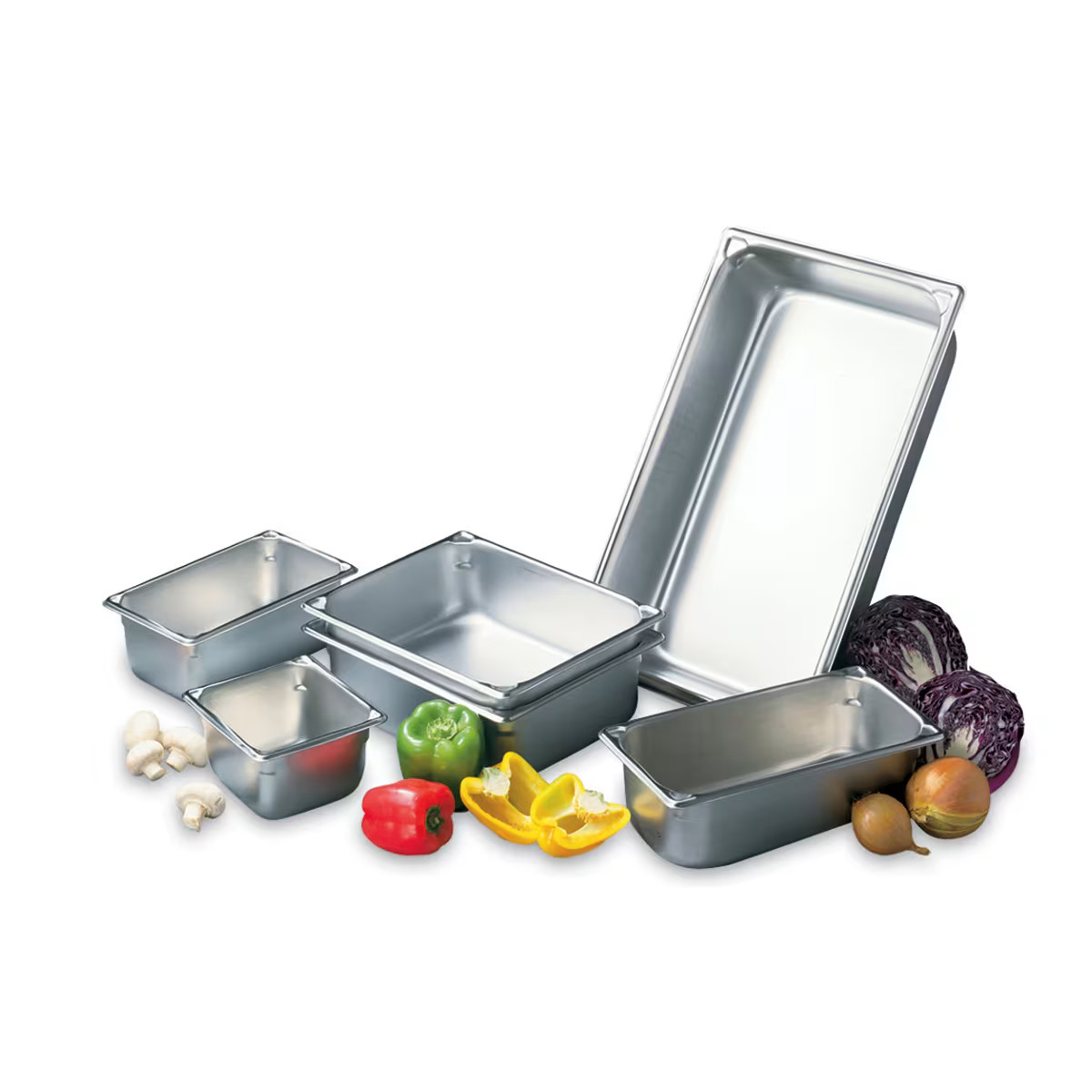 Vollrath 30022 Super Pan V S/S Full Size x 2.5" D Food Pan