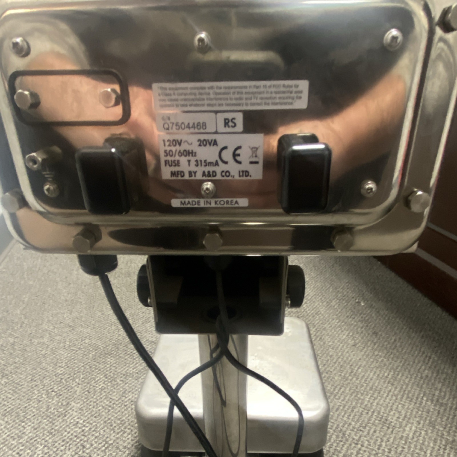 A&D Weighing FS-15Ki Digital Checkweighing Scale 33lb/15kg
