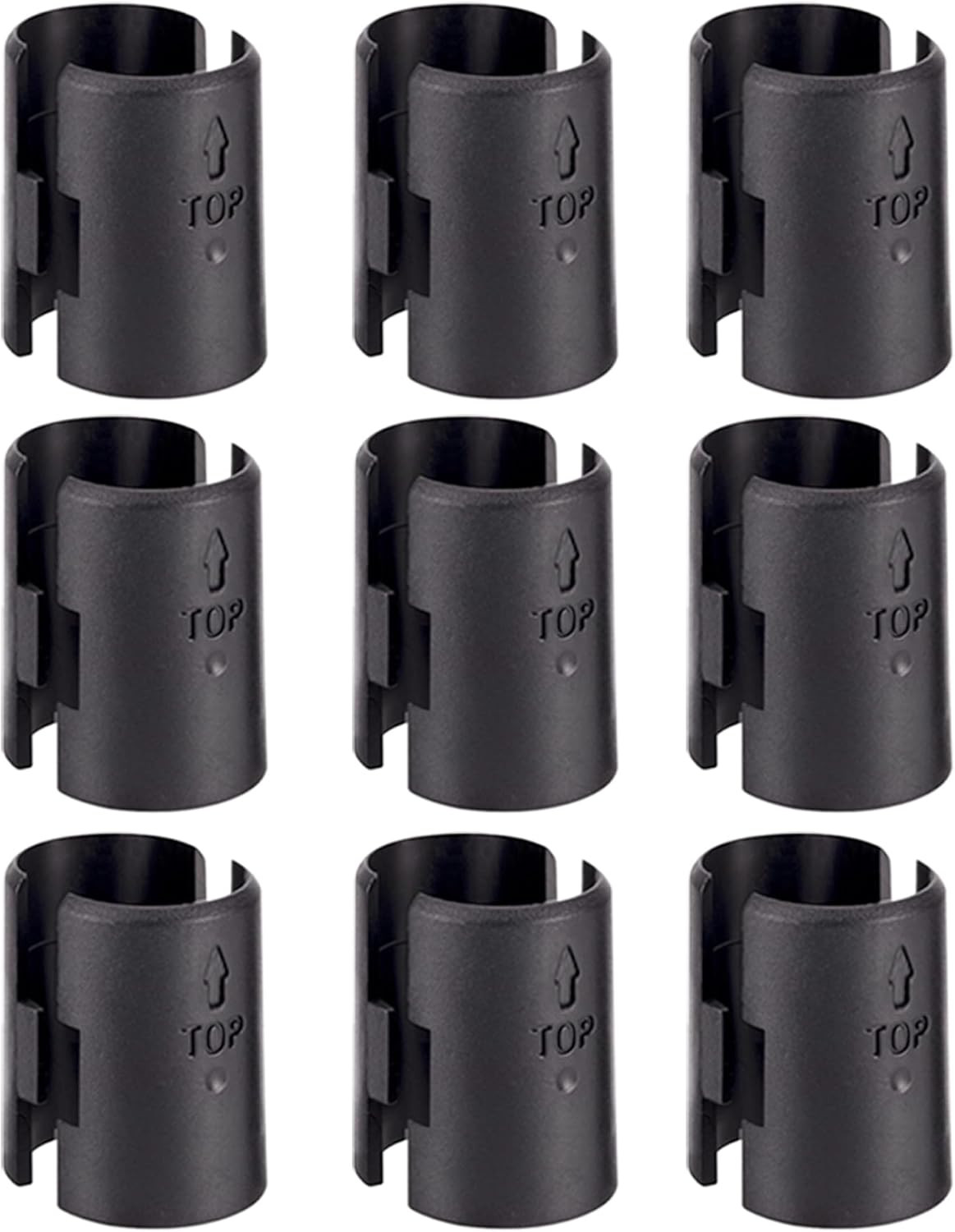 40 Pack Wire Shelf Clips – Replacements for 1″ Post Metal Shelving Systems