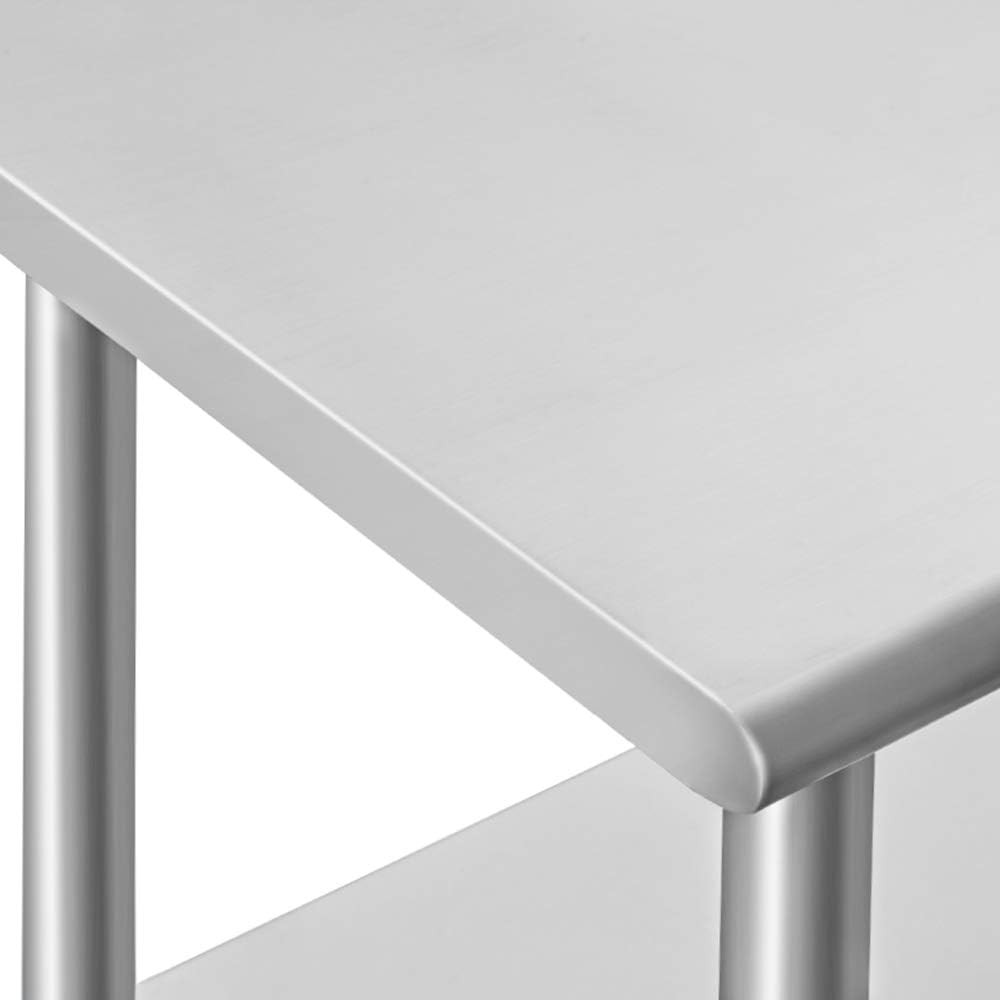 Stainless Steel Table for Prep & Work 24X36 Inches, NSF Metal Commercial Kitchen