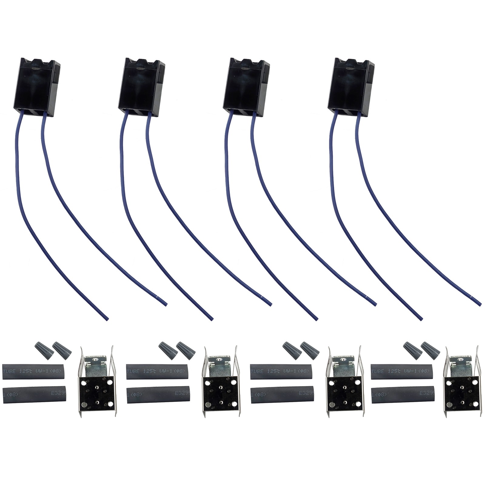 4 Pack Exact Replacement WB17X5113 for GE Range Burner Receptacle Terminal Block