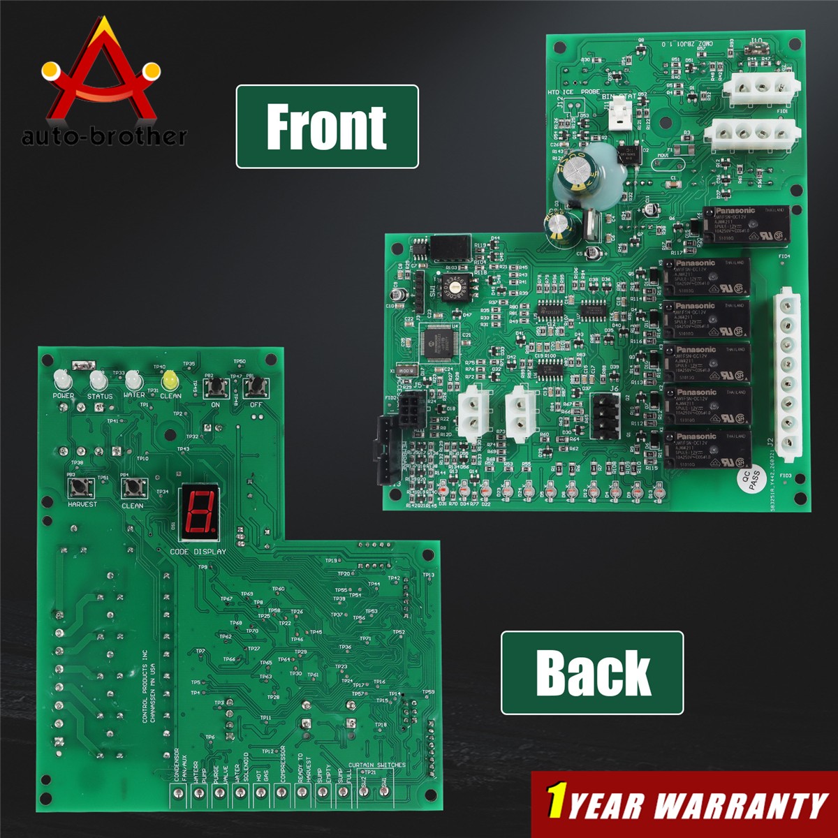 Ice Machine Control Board for Scotsman Prodigy Replaces 11-0550-28 11-0621-21