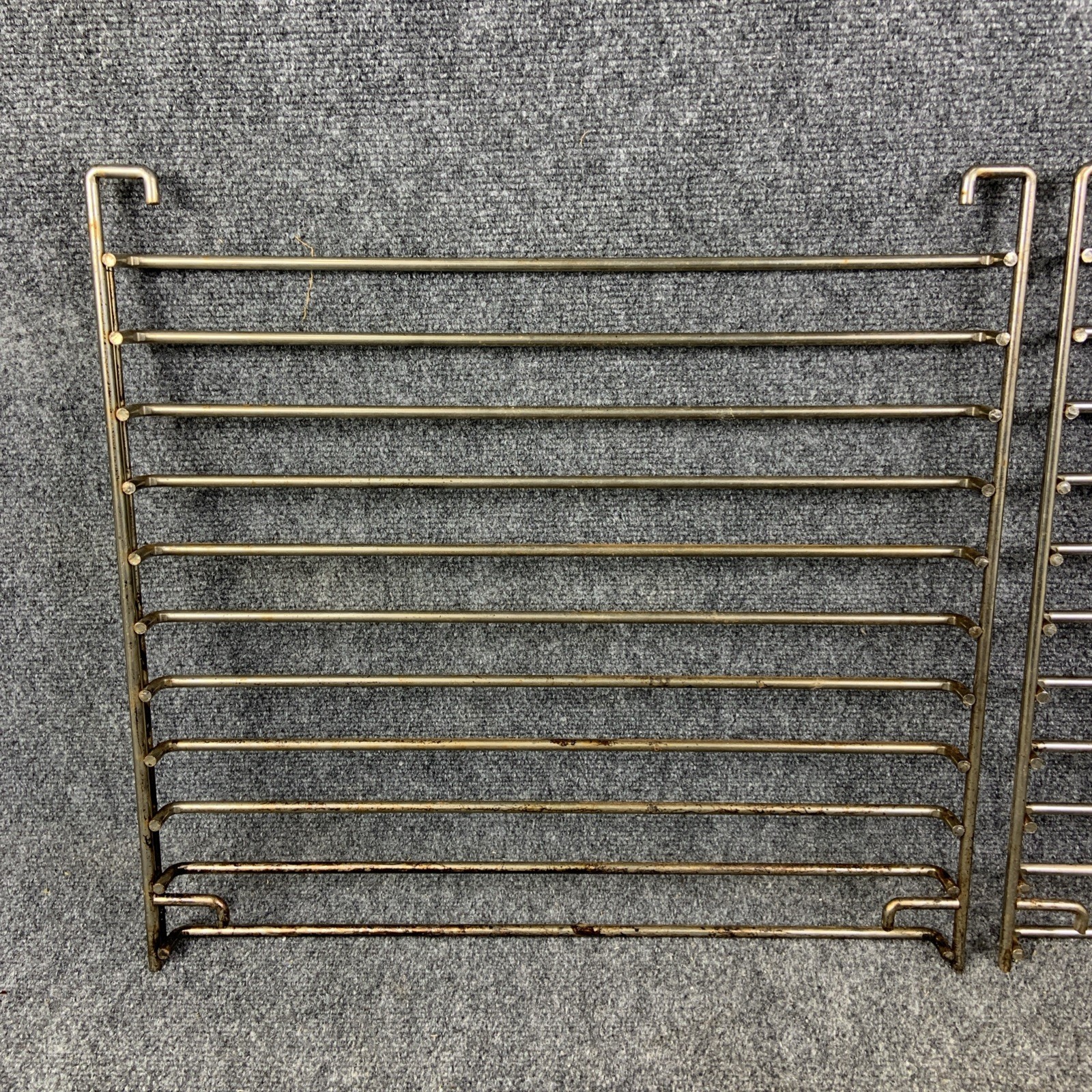 Hobart Vulcan Commercial Oven Guide Racks Set Shelf Holders 20″ x 19″