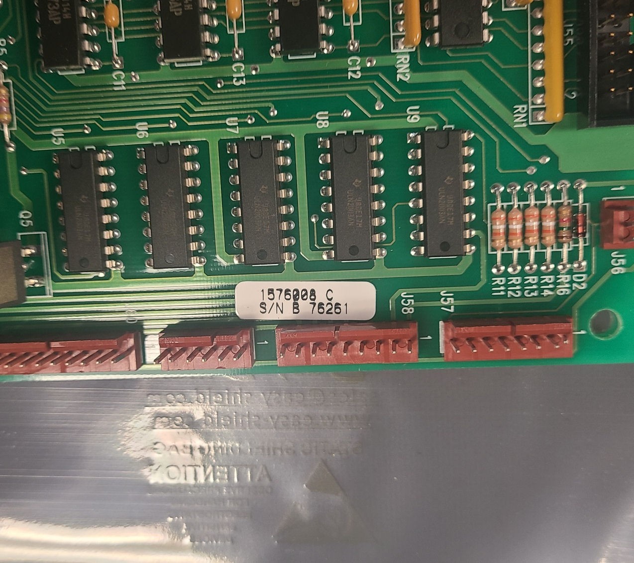 National 157 158 167 snack vending machine interface motor board – Tested good