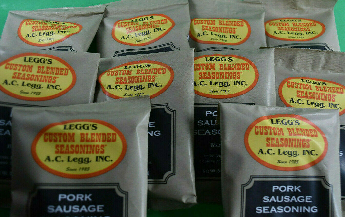 *TEN BAGS* ORIGINAL #10 Old Plantation Breakfast Pan Sausage Seasoning AC Legg