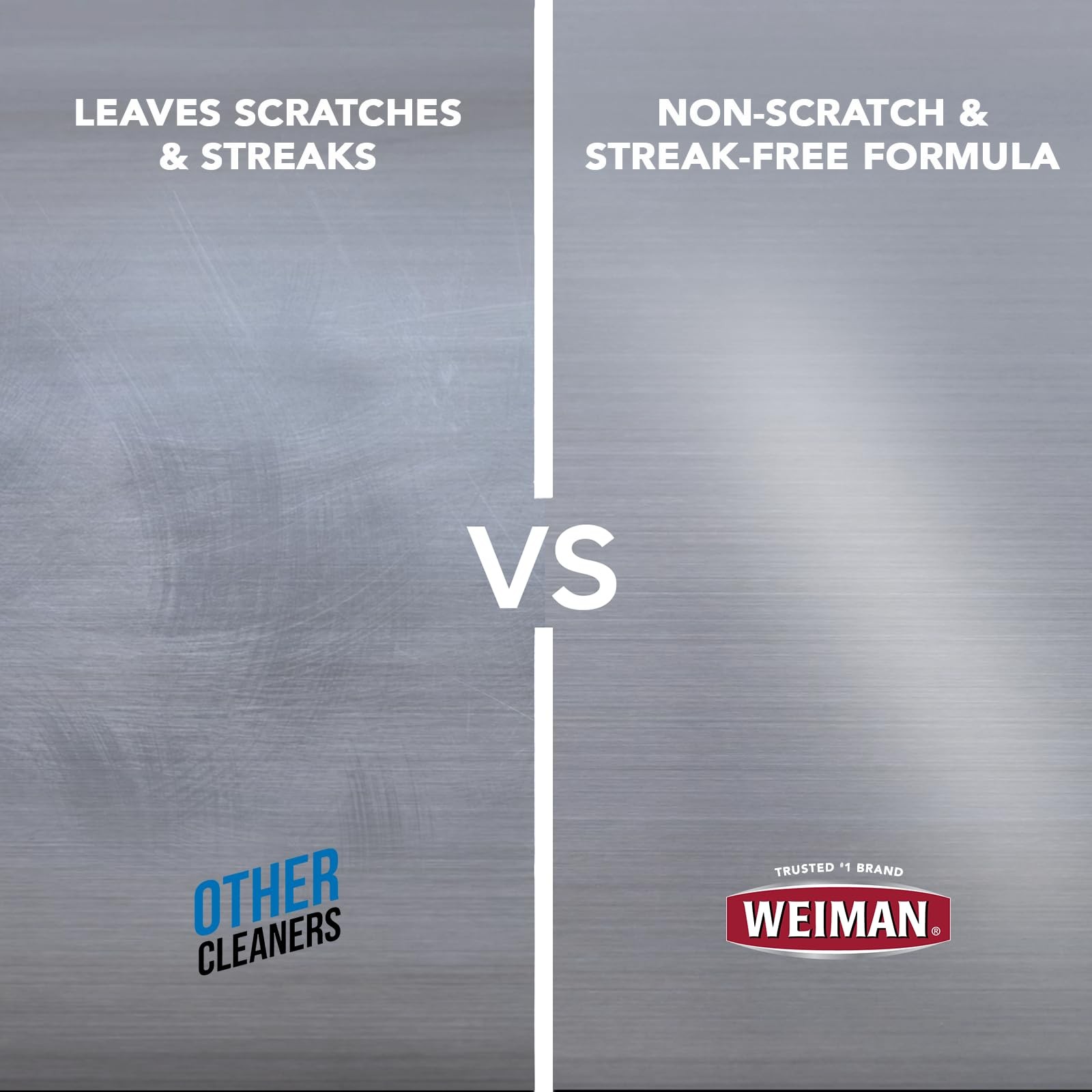 Weiman Stainless Steel Cleaner & Polish, 2 Pack, 24 Fl Oz (Pack of 1), 2 Pack