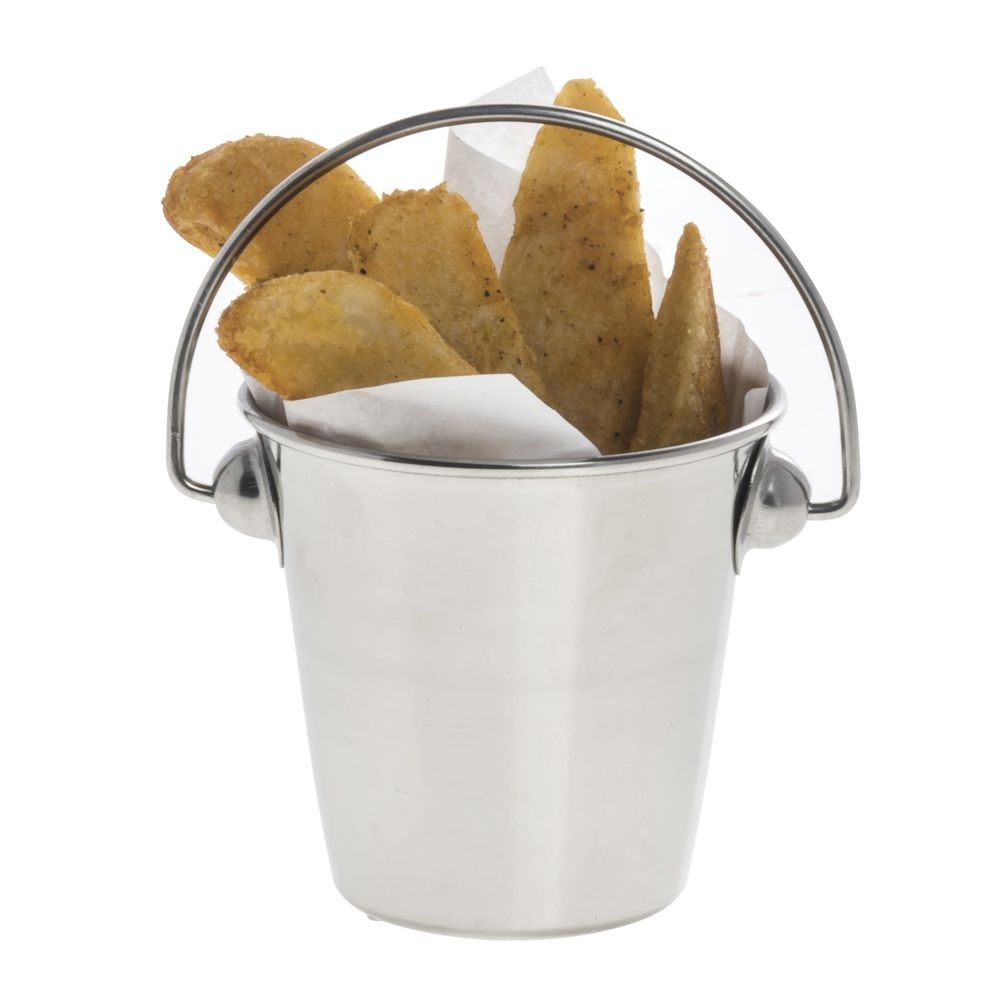 American Metalcraft SSP25 Pails, 3″ Length x 3″ Width, Silver