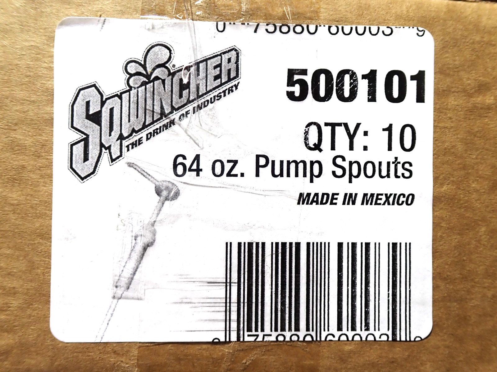 SQWINCHER 500101 64 OZ. PUMP SPOUT LOT OF [10] OEM ORIGINAL NEW