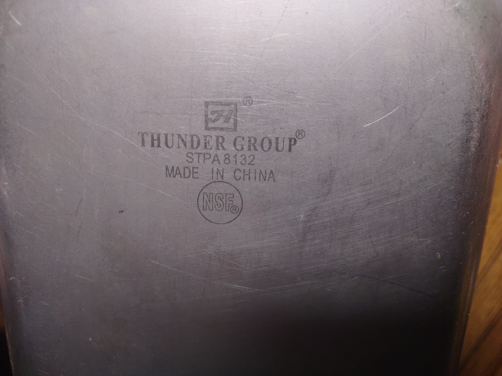 Thunder Group Steam Table Third Pan 12″x 6.5″ 2.50″ deep quan 5