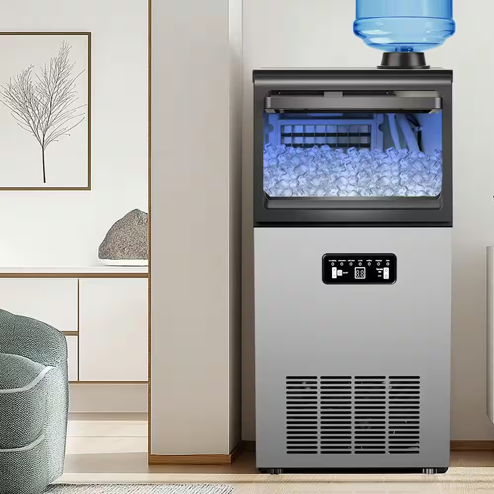13.78 In. 110 Lbs./Day Commercial Freestanding/Built-In Full Size Cubes Ice Make