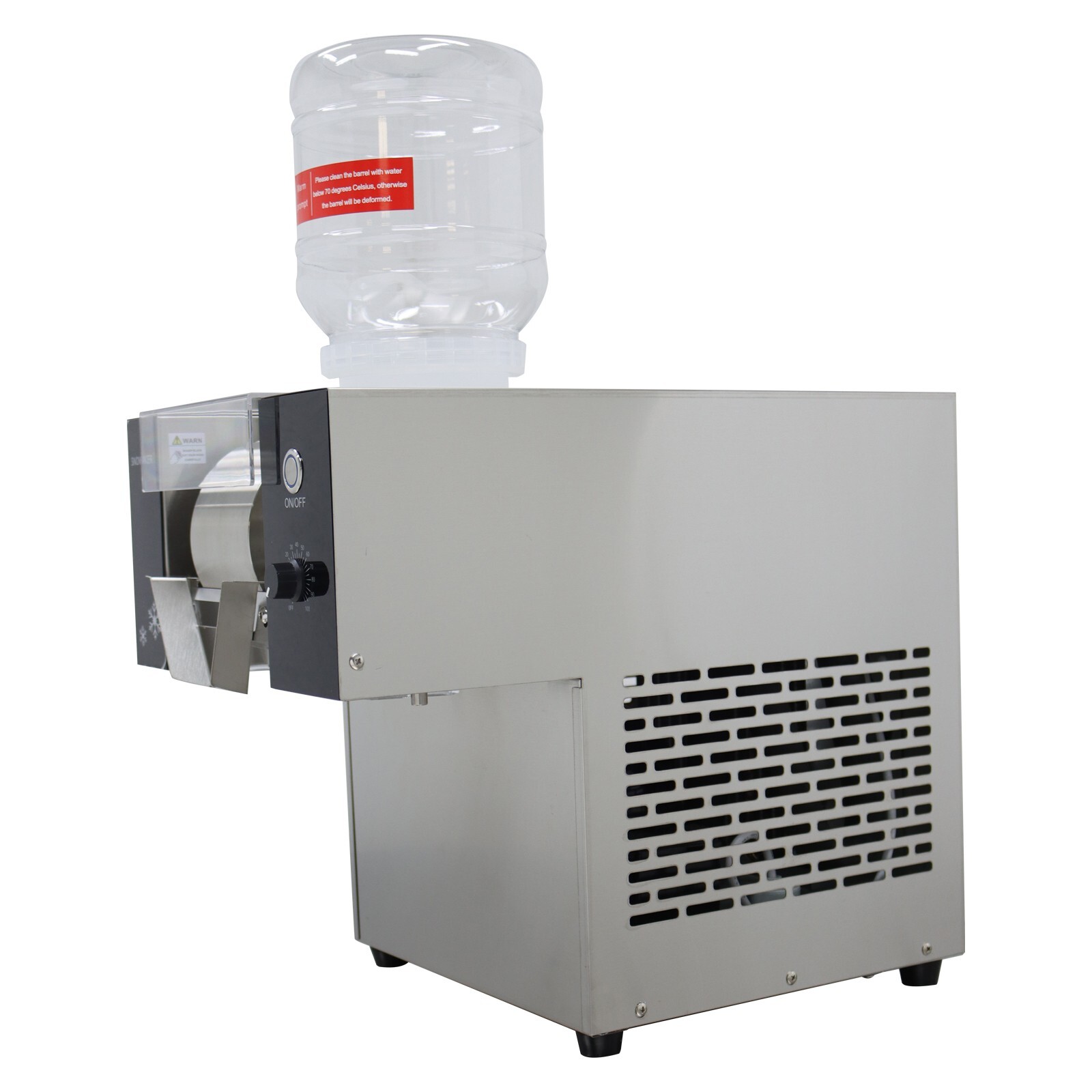 110V 1/2HP Commercial Air Cooling 2*3L Snowfake Ice Machie Snow Cone Machine