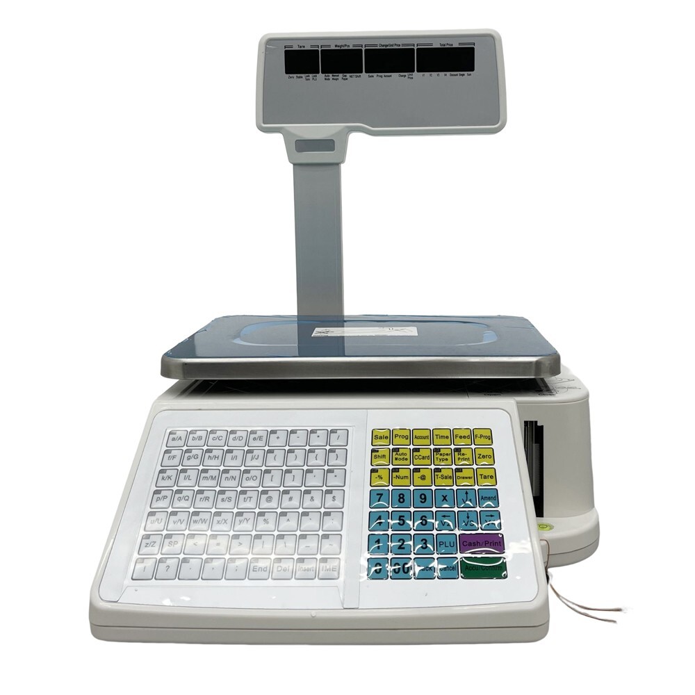 Digital Price Computing Scale w/ Thermal Label Printer 33lbs Capacity Food Scale