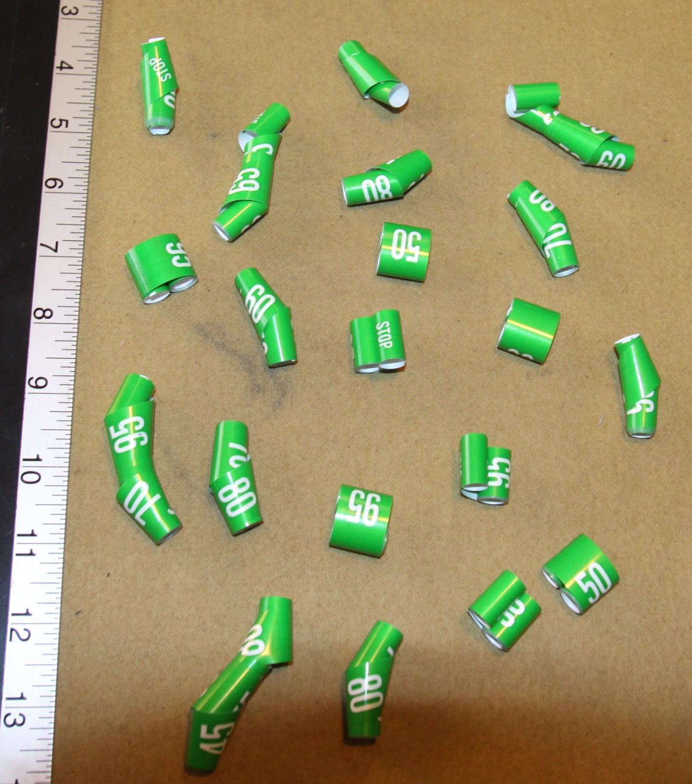 National snack vending machine price rolls lot – various prices on the rolls