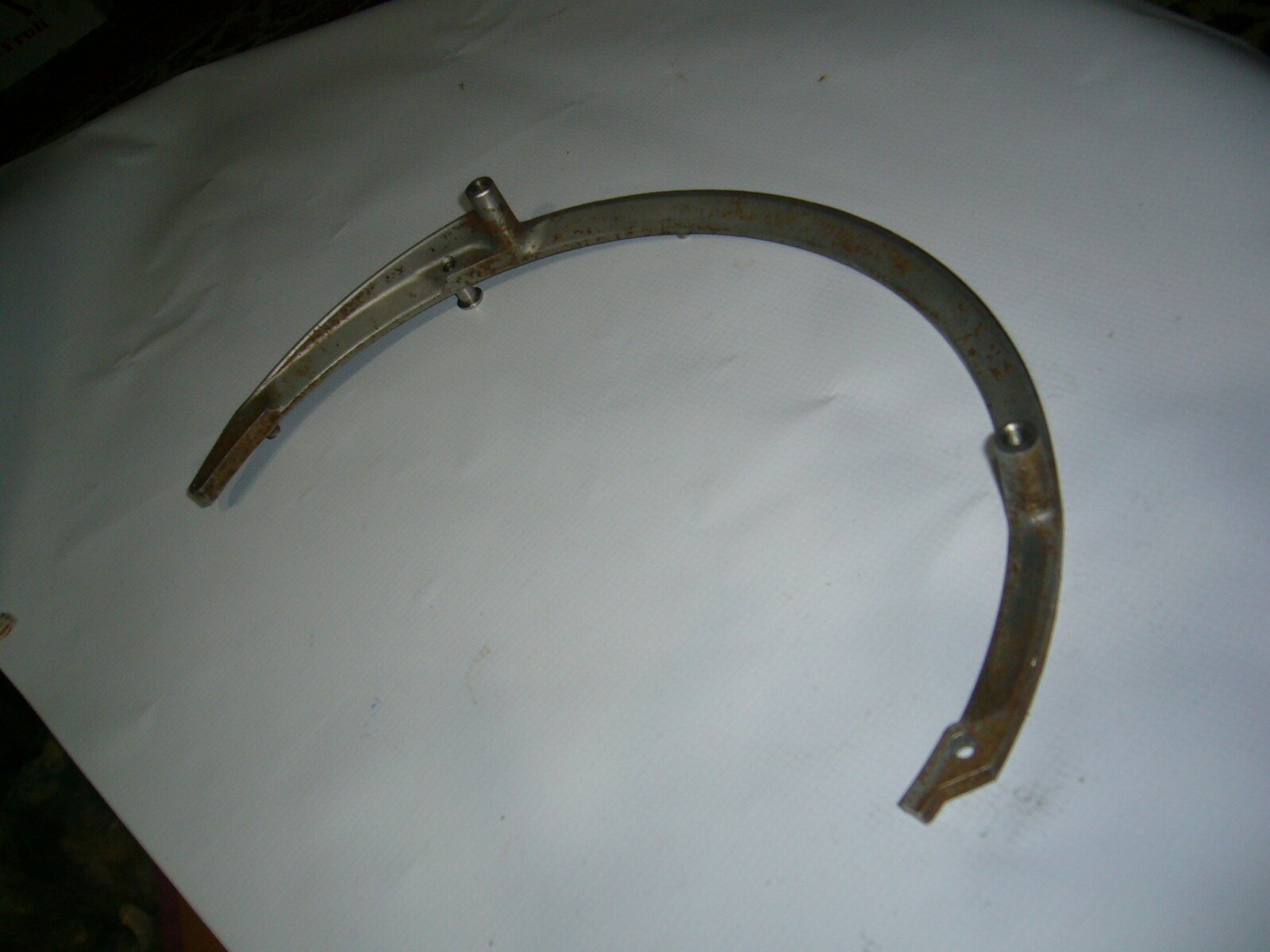 Vintage Meat Slicer Blade Guard, Steel, Model Unknown, Maybe Globe?