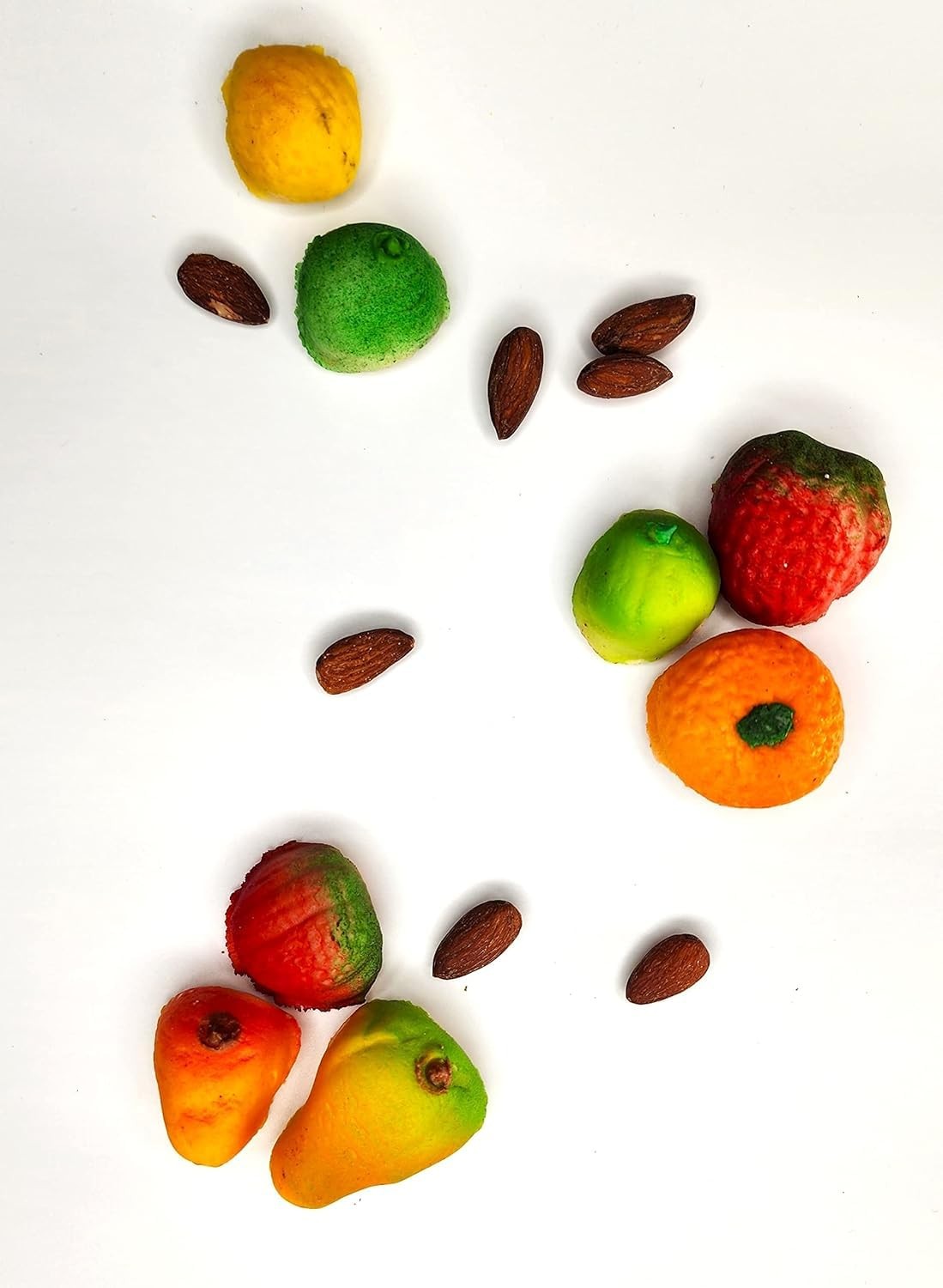 Bergen Marzipan M-1 Assorted Fruit 8 ounce 8 Ounce (Pack of 1)