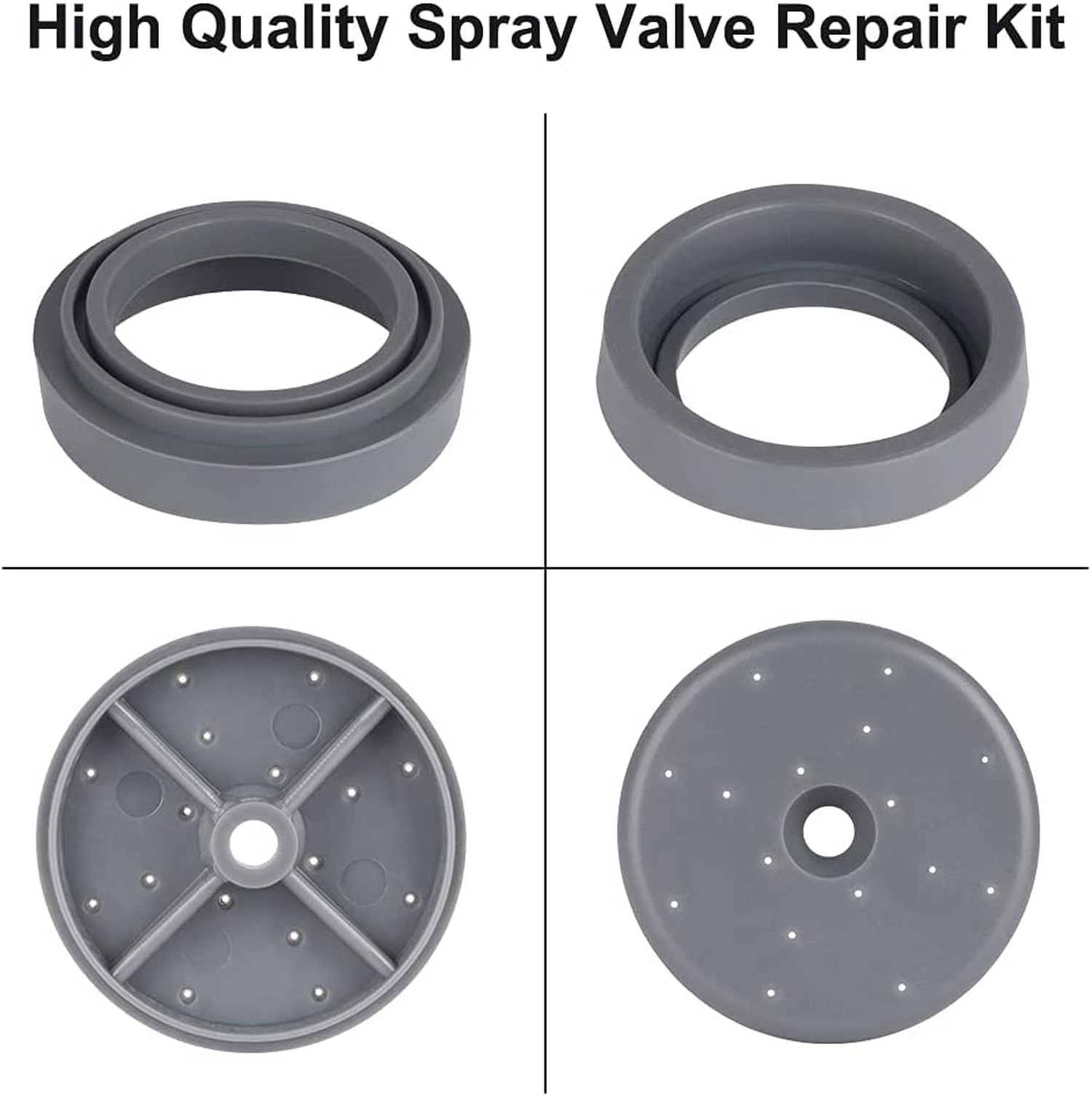 TBER Grey Pre-Rinse Spray Valve Repair Kit for All Commercial Kitchen Sink Sp…